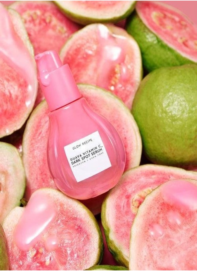 GLOW RECIPE - GLOW RECIPE Guava Vitamin C Dark Spot Serum 30ml – Brightening & Even Skin Tone Treatment with 5 Forms of Vitamin C, Guava Extract, and Niacinamide - Image 1