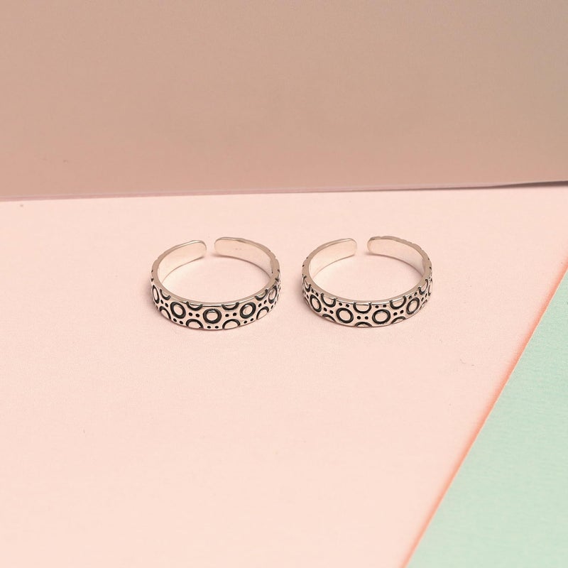 LeCalla Pure 925 Sterling Silver Toe Rings for Women | BIS Hallmarked Toering Foot Jewelry Gift for Birthday Wedding Anniversary - Image 3