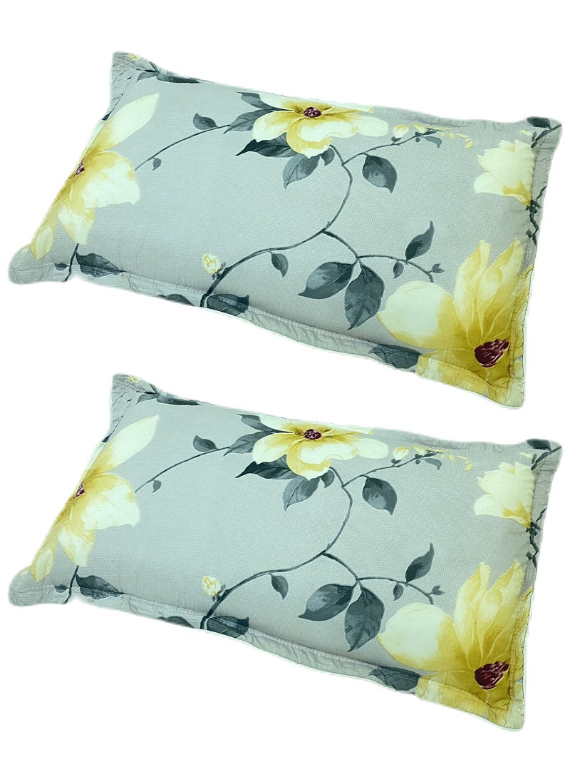Sleep night Floral 2 Piece Pillow Case Set 50x75cm  - Image 1