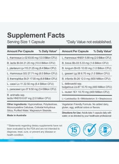 Life-Space Double Strength Broad Spectrum Probiotic Supplement For Adults 64 Billion Cfu And 15 Strains 8 Billion Cfu Lactobacillus Rhamnosus(Lgg) To Support Digestive And Immune Health 30 Capsules  - Image 4