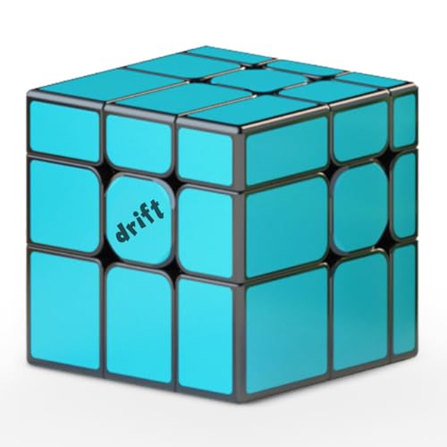 Cubelelo Drift 3x3 Mirror Blue (Magnetic) (Tiled) Speedcube | Premium New Version Shape-Shifting Puzzle with Stunning Looks, Buttery Smooth Turns & Durability | Ideal for Kids Boys Girls Ages 6 & up - Image 1
