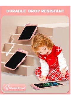 Excefore Colourful LCD Writing Tablet for Kids 10 Inch Erasable Writing Tablet with Lock Function Kids Drawing Pad for Painting Drawing for 3 4 5 6 7 8 Year Old Girls Boys  - Image 2