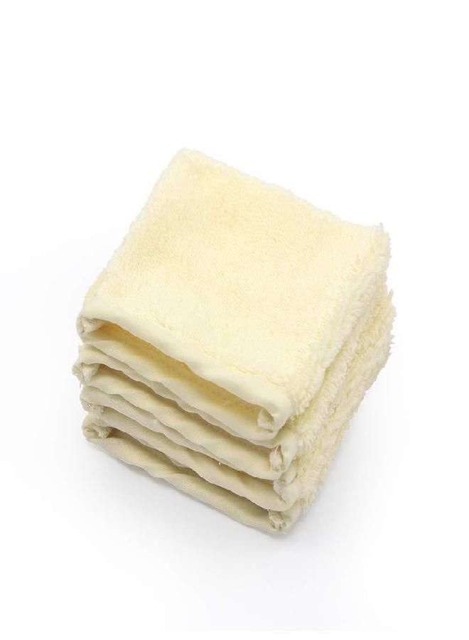 KIDDISON Child-Sized Hand Mitts Pack of 4 Montessori Practical Life Essentials (Cream Yellow)  - Image 1