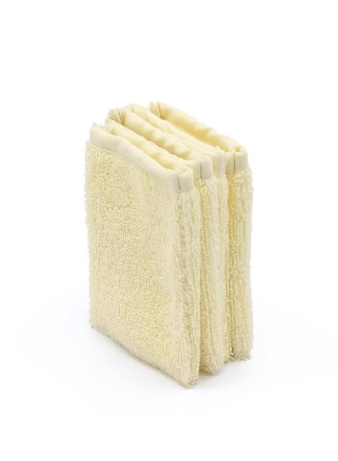 KIDDISON Child-Sized Hand Mitts Pack of 4 Montessori Practical Life Essentials (Cream Yellow)  - Image 2