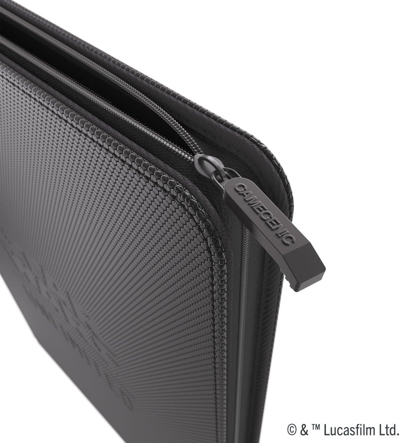 Gamegenic Star Wars Unlimited Zip-Up Album 18-Pocket - Officially Licensed Card Organizer for 360 Double-Sleeved Cards, Hexafyber Surface & Zipper Closure, Black Color, Made by Gamegenic - Image 5