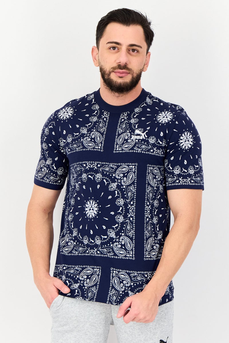 PUMA Men Regular Fit Short Sleeve Outdoor T-Shirt, Multicolor - Image 1