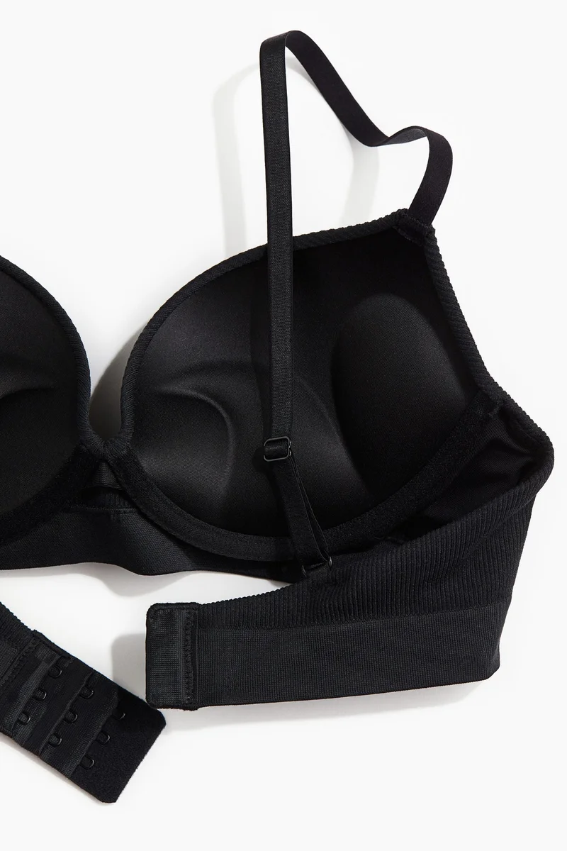 H&M Microfibre super push-up bra
