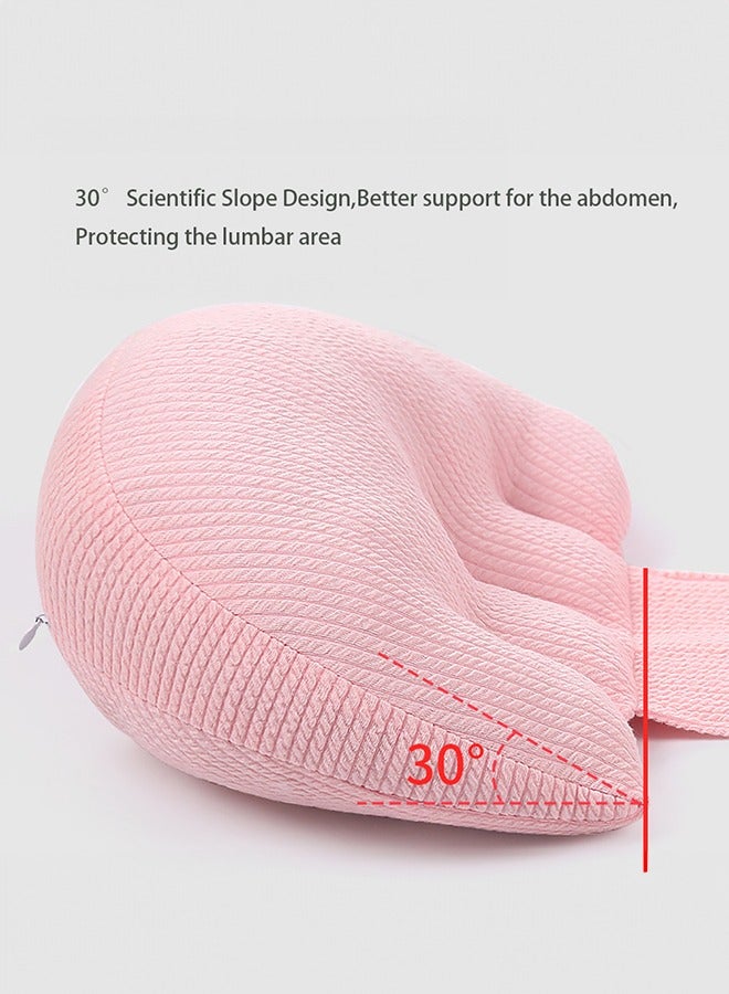 Hidetex Pregnancy Pillow Sleeping and Baby Pillow, Maternity Pillow Providing Abdominal and Back Support, Nursing Pillow and Neck Pillow for Newborns, Breastfeeding Body Pillow for Pregnant Women  - Image 2