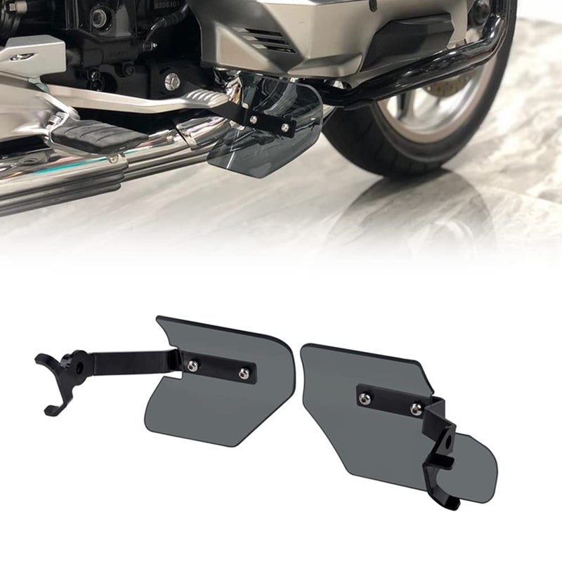 PANICAL Foot Deflector Lower Baffle Windshield Faring Feet Down Air Deflector Spoiler for Honda Gold Wing GL1800 GL1800B F6B DCT Tour AIRBAG 20182024 Smokey Gray