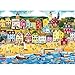 lamplig Puzzles for Adults 1000 Pieces Jigsaw Puzzles Seaside City Beach 1000 Pieces Puzzles with Letters on Back Puzzle for Fun Game Nights 276x205 inch 11 Poster - Image 2