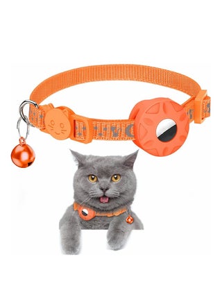 Cat Collar for Airtag, Refective Collar for Cat with Safety Buckle and Waterproof for Air Tag Holder in 3/8" Width, Cat Collar Compatible with Apple Airtag for Cat Dog Kitten Puppy - pzsku/ZC41A1162FC2DBCC8BAEAZ/45/_/1683964887/63764cff-7d60-4828-9176-32a68d559d29