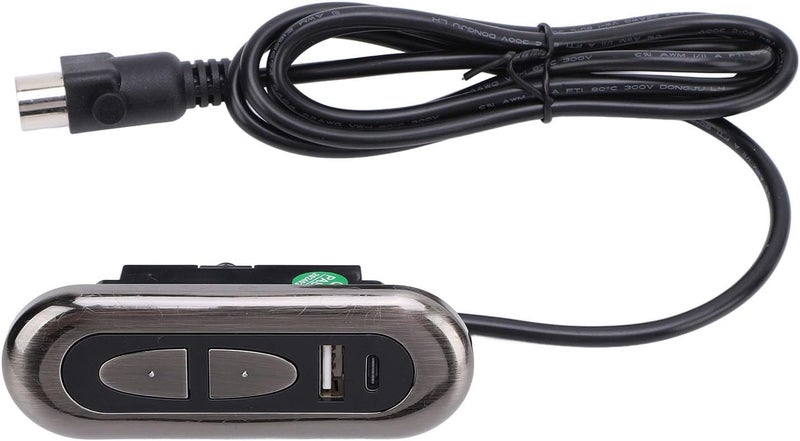 Electric Sofa Hand Controller, Recliner Lift Chair Controller with USB Type C Charging Port, ABS Material Water Button Control for Electric Wheelchair Functional Sofa Act - Image 1