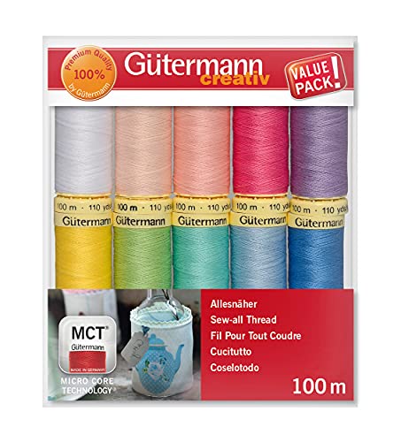 Gutermann Thread Set, Multi-Colour, 100m - Image 2
