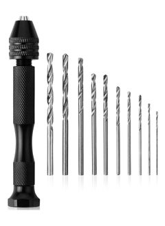 Y&D Drill Drivers, Hand with 10 Bits (0. 3.0mm), Jewelry Drill, Resin Mini for Making Pin Vise Resin, Micro Bit, Set  - Image 1