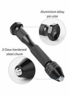Y&D Drill Drivers, Hand with 10 Bits (0. 3.0mm), Jewelry Drill, Resin Mini for Making Pin Vise Resin, Micro Bit, Set  - Image 2