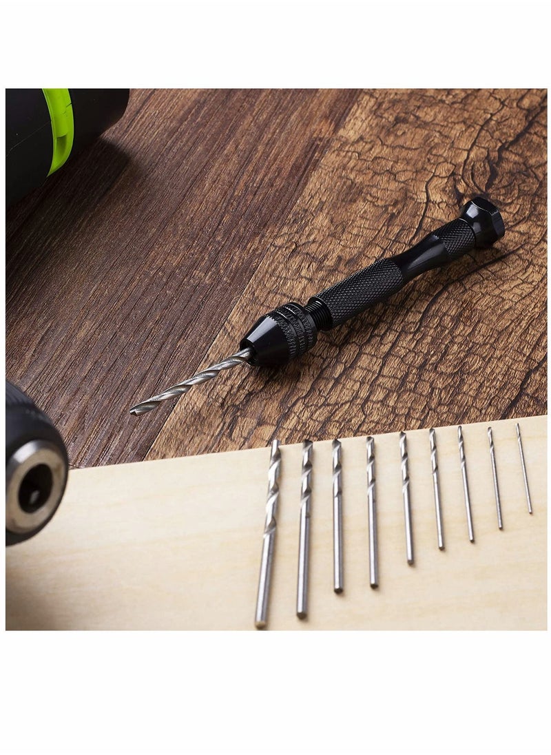 Y&D - Drill Drivers, Hand with 10 Bits (0. 3.0mm), Jewelry Drill, Resin Mini for Making Pin Vise Resin, Micro Bit, Set - Image 1