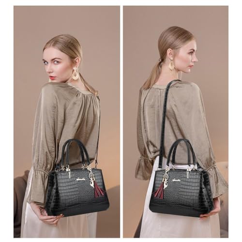 ALARION Womens Purses and Handbags Shoulder Bag Ladies Designer Satchel Messenger Tote Bag - Image 2