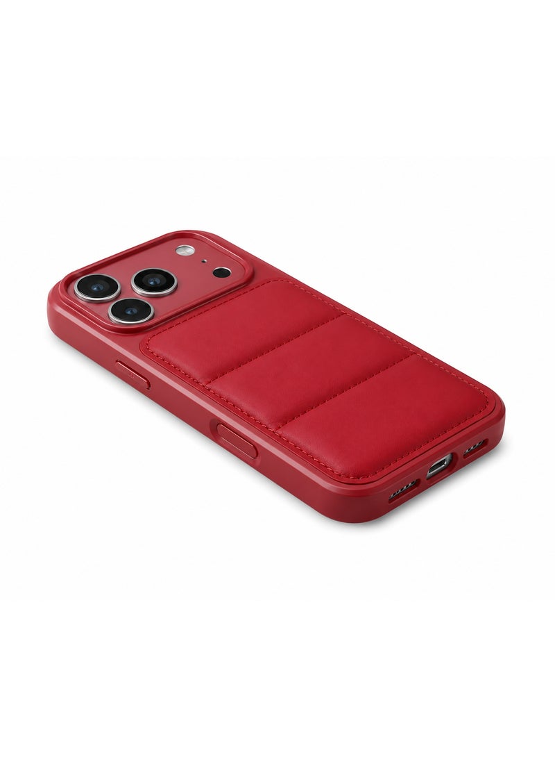 Stylish Faux Leather iphone 17 Pro Max Case - Image 2