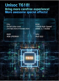 ANBERNIC  RG505 Retro Game Handheld Game Console with 128GB TF-card Built-in 3000+ Games, 4.95-inch OLED Touch Screen with Android 12 System, Unisoc Tiger T618 and Compatible with Google Play Store (Yellow)  - Image 2