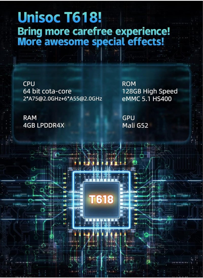 ANBERNIC  RG505 Retro Game Handheld Game Console with 128GB TF-card Built-in 3000+ Games, 4.95-inch OLED Touch Screen with Android 12 System, Unisoc Tiger T618 and Compatible with Google Play Store (Yellow)  - Image 2
