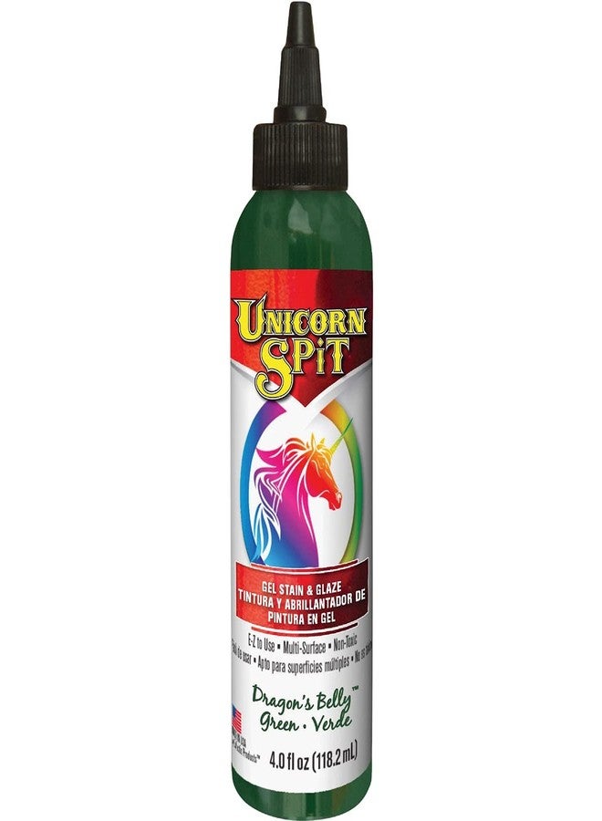 Unicorn Spit Flat Green Gel Stain and Glaze 4 oz. - Image 1