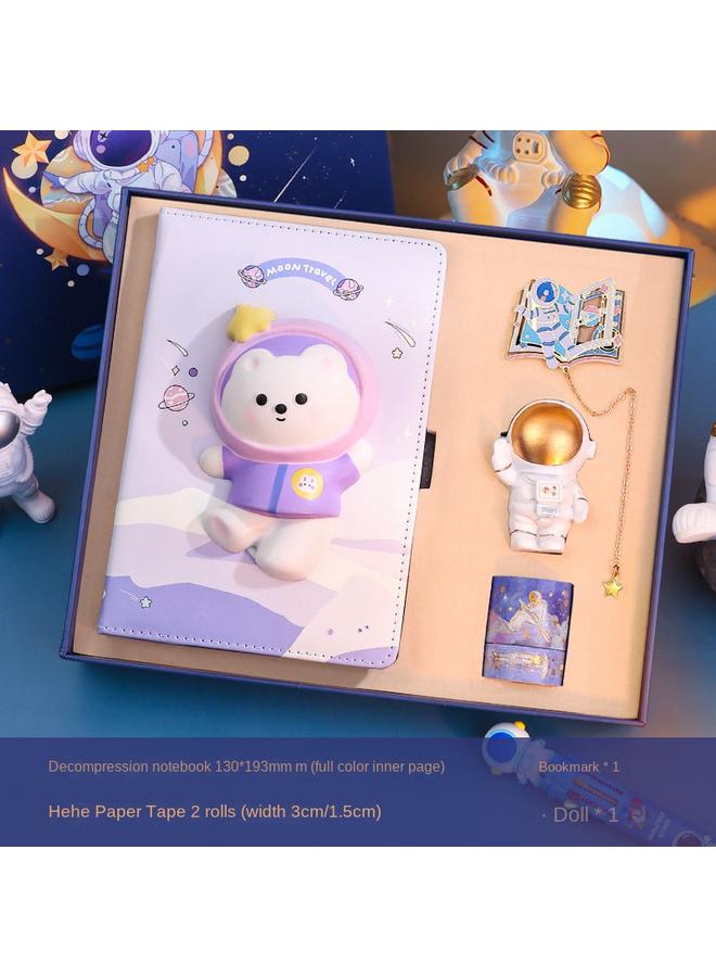 Bluejw 2023 Opening Season Learning Prizes Astronaut Stationery Suit Gift Box Boy's Birthday Gift Hand Account Big Gift Bag - Image 1