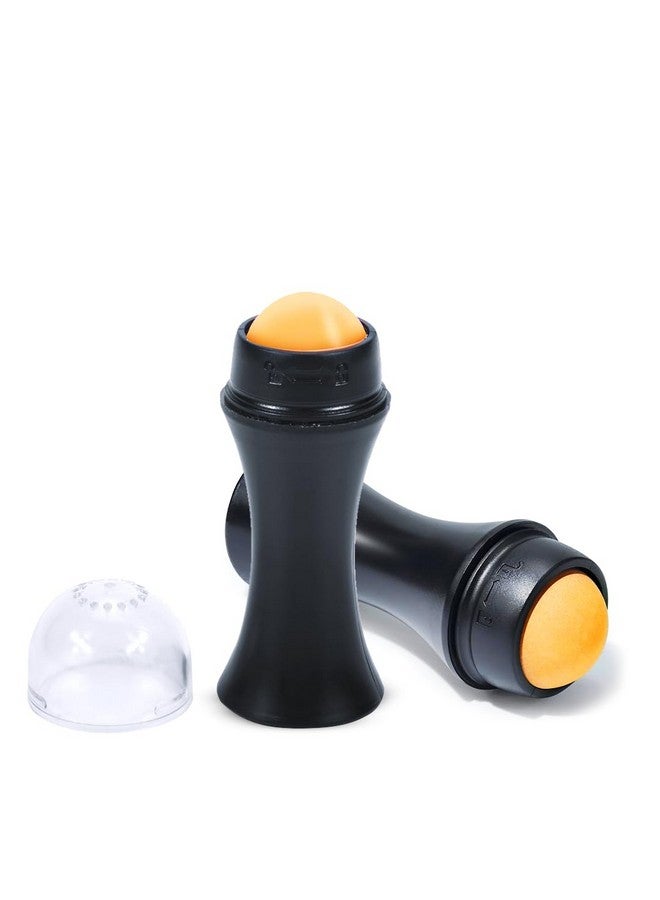 Generic Volcanic Face Roller Oil Absorbing Face Roller Portable Facial Skin Care Stick For Oily Face Control & Cleaning Natural Care Solution Reusable Roller Tool (Black Volcanic)  - Image 1