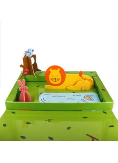 Shumee shumee Forest Themed 3D Paper Art and Craft DIY Kit for Kids 5 Years Above to Create a Lion, a Tiger, a Bear, a Tortoise, a Monkey, a Snake, a Bird, a Rabbit, and an Alligator  - Image 5