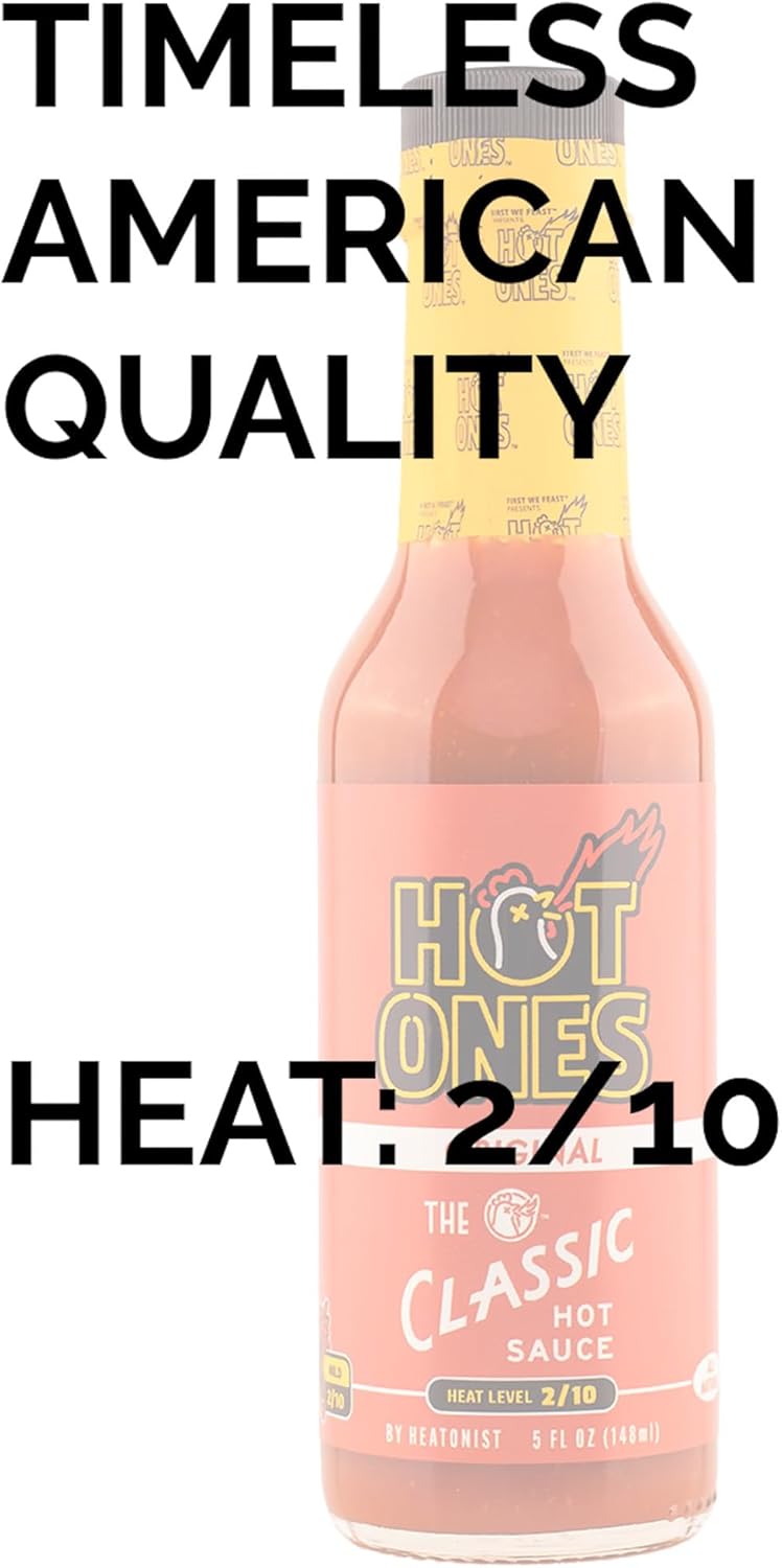 Hot Ones The Classic Hot Sauce - 5 fl oz Bottle Made with Organic Chile De Arbol Peppers - Image 3
