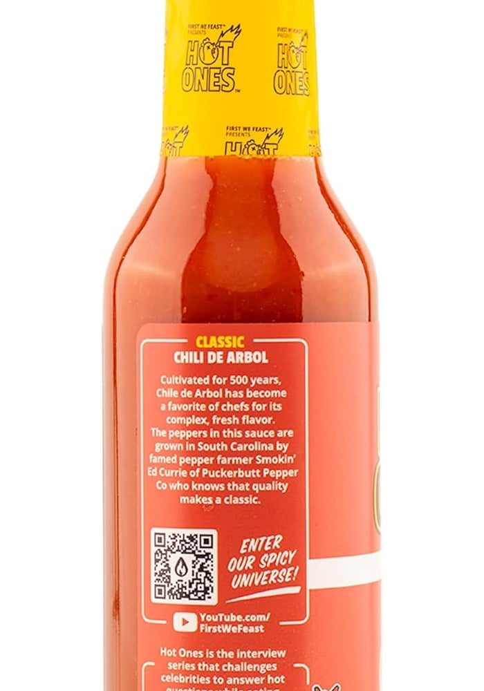 Hot Ones The Classic Hot Sauce - 5 fl oz Bottle Made with Organic Chile De Arbol Peppers - Image 4