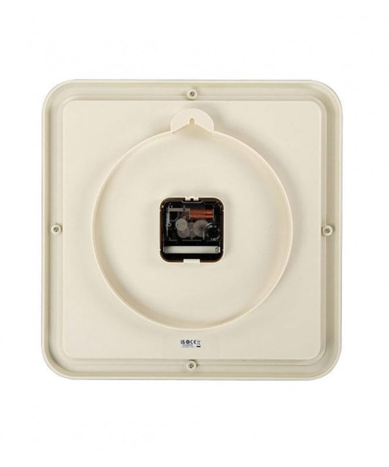 SEIKO Plastic Case Wall Clock QXA833D Beige Dial, Modern Design - Image 2