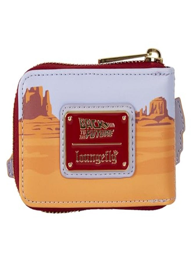 Loungefly Universal Back to The Future 40th Anniversary Delorean Accordion Wallet - Image 3