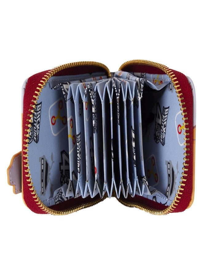 Loungefly Universal Back to The Future 40th Anniversary Delorean Accordion Wallet - Image 2