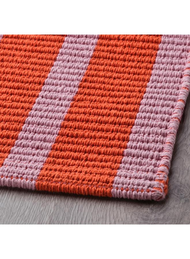 Zaboon Rug, Flatwoven, Pink/Orange, 80X150 Cm - Image 2