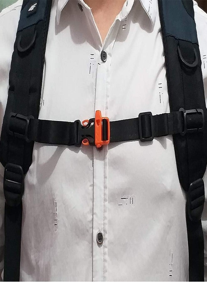 HDHYK 2 Packs Backpack Chest Strap- Nylon -Suitable for Webbing on The Backpack up to 25MM(Grey) - Image 5