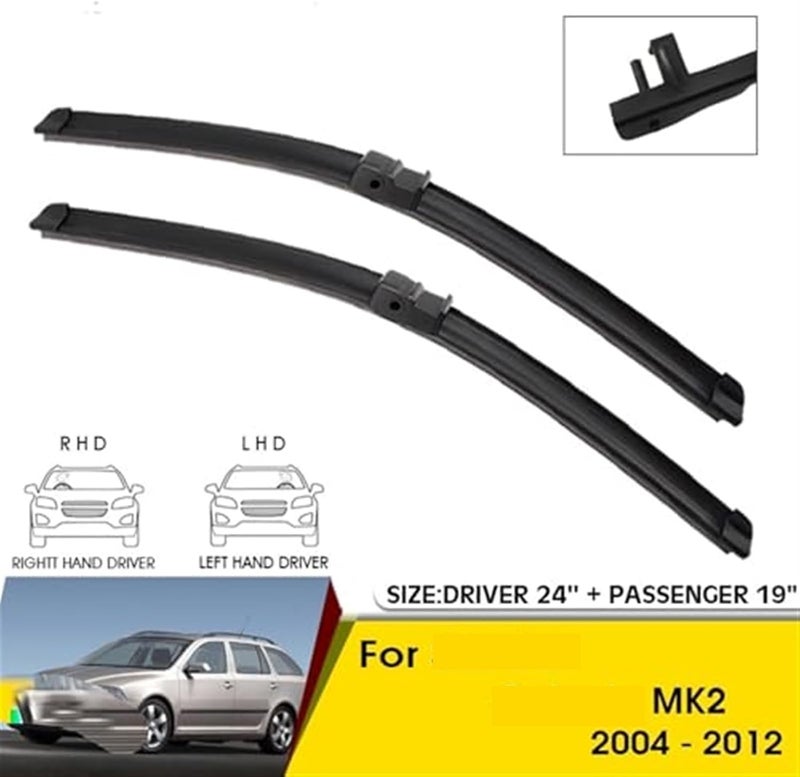DEMULAX Car Front Wiper Blades for Skoda Octavia MK2 - Image 5