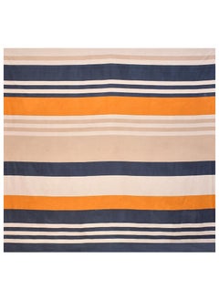 BSB HOME Premium Glace Cotton Kingston Collection King Size Bedsheets with 2 King Size Pillow Covers| Soft Sheets, Breathable, Shrinkage (3 Piece Set, 275 X 275 CM Flat sheet , 50 X 75 CM Pillow Covers, Yellow,Blue & Beige Cotton)  - Image 5