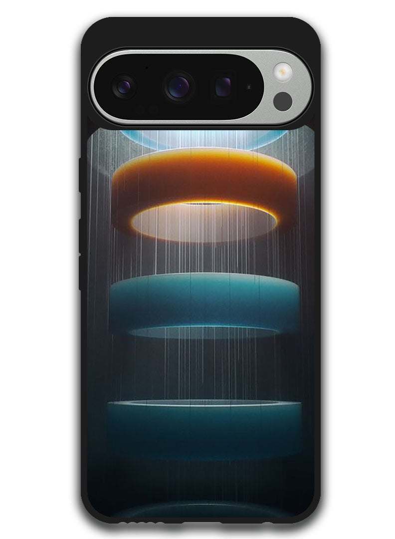 Theodor Protective Case Anti Scratch Shock Proof Bumper Cover For Google Pixel 9 Pro XL Rings - Image 1