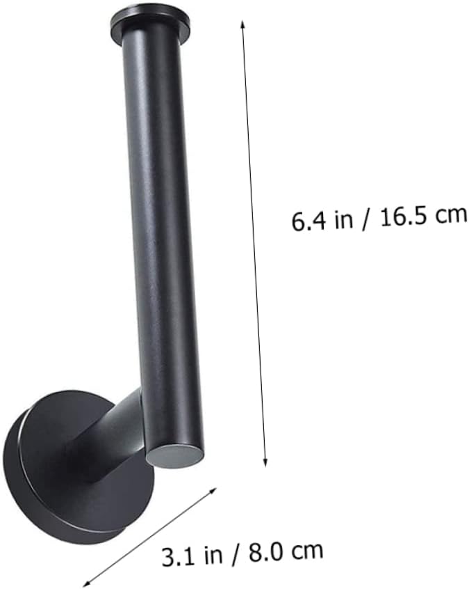 Jojofuny 3Pcs Wall Mounted Towel Holder Toilet Paper Holder and Clothes Hook Set for Bathroom Organization Easy Install - Image 3