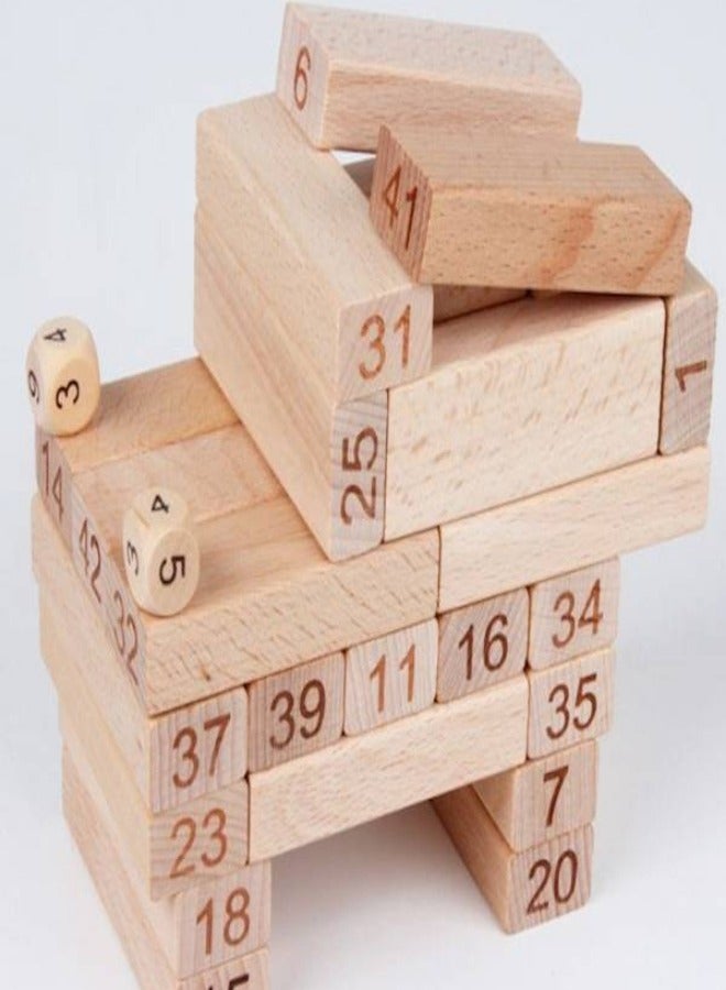 51-Piece Wooden Building Block - Image 2