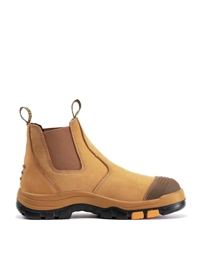 ROCKROOSTER Lumen - 6" Soft Toe Slip On Breathable, Quick Dry, Anti-Slip Wheat Work Boots for Men AK222 - Image 1