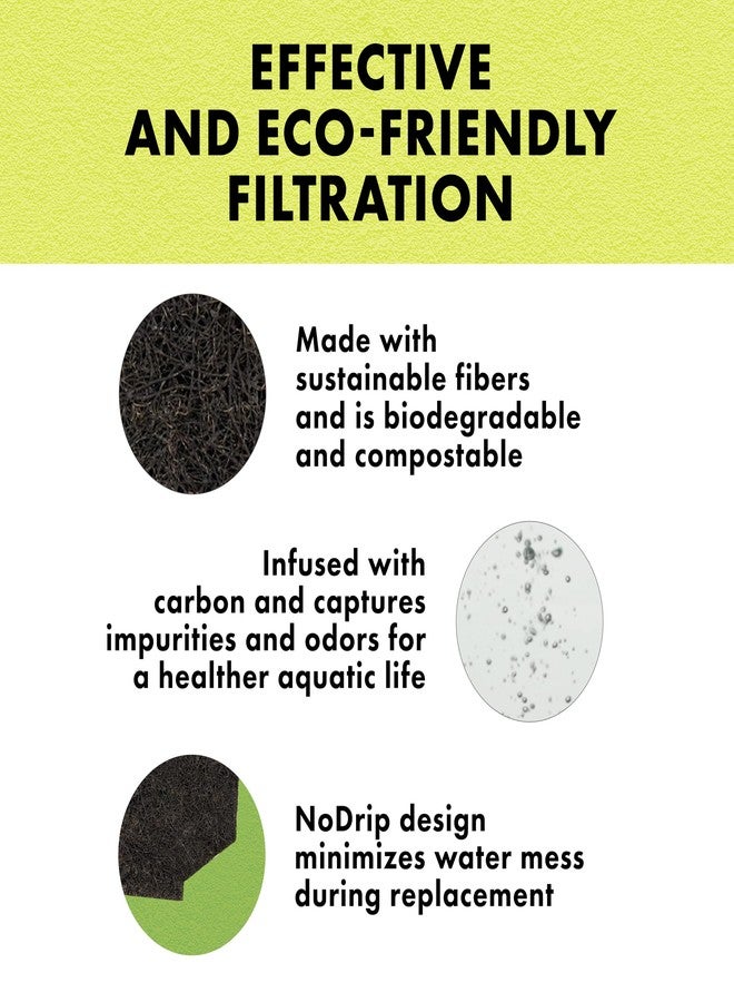 Zilla EcoRenew Filter Cartridges Aquatic Reptile Internal Filter with SmartClean Technology 20G, 3-Pack - Image 5