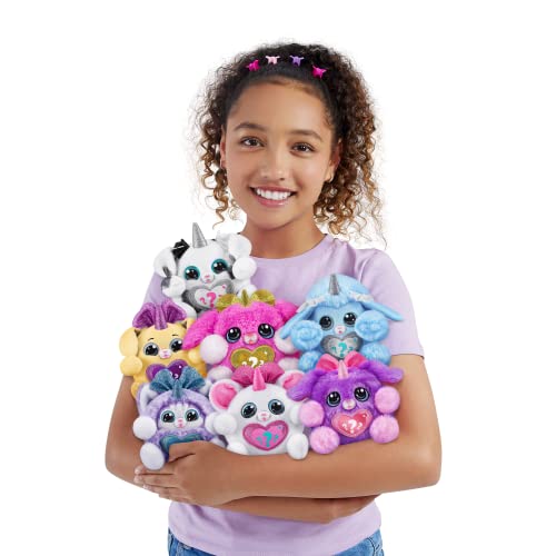 Rainbocorns Puppycorn Bow Surprise, Puppycorn Series 3, Rufus the Husky - Collectible Plush - 5 Layers of Surprises, Peel and Reveal Heart, Stickers, Slime, Ages 3+ (Husky) - Image 5