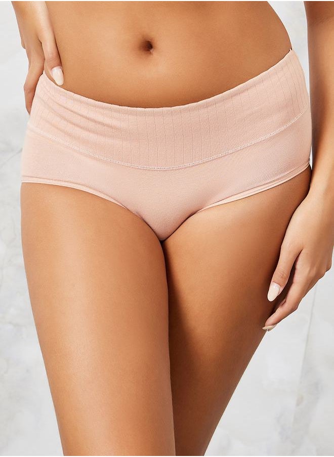 Styli - Pack of 3 - Wide Rib Waist Cotton Short Briefs - Image 1