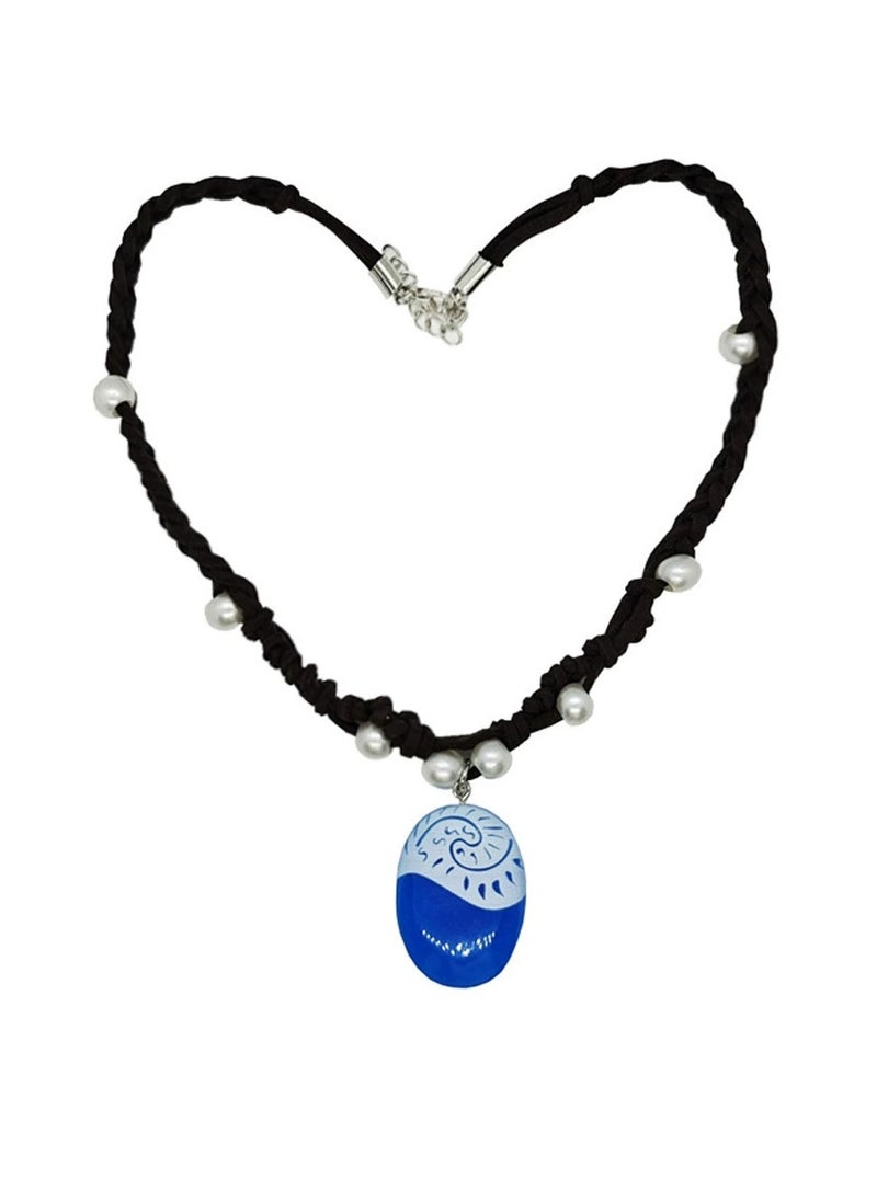 NIBEMINENT - Ocean's Edge 2 Moana Necklace Disney Costume Accessory Princess Necklace Cosplay Gift For Girls - Image 1