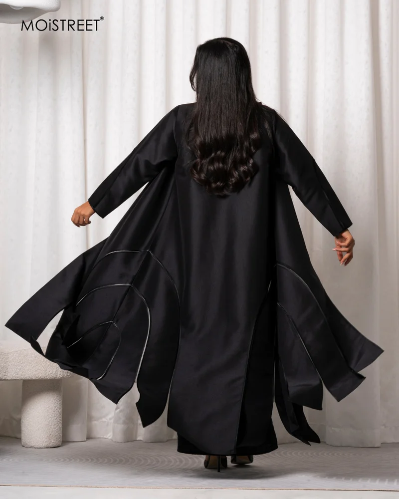 Moistreet Handmade Victoria Satin Abaya