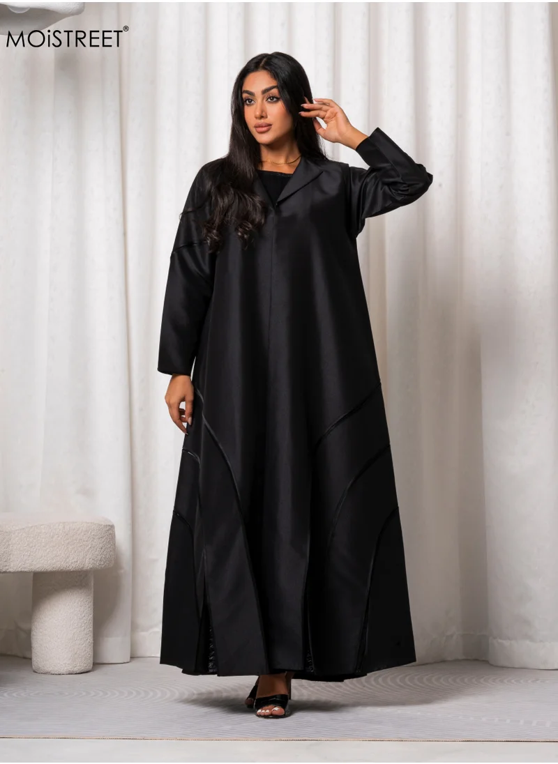 Moistreet MOiSTREET Handmade Victoria Satin Abaya