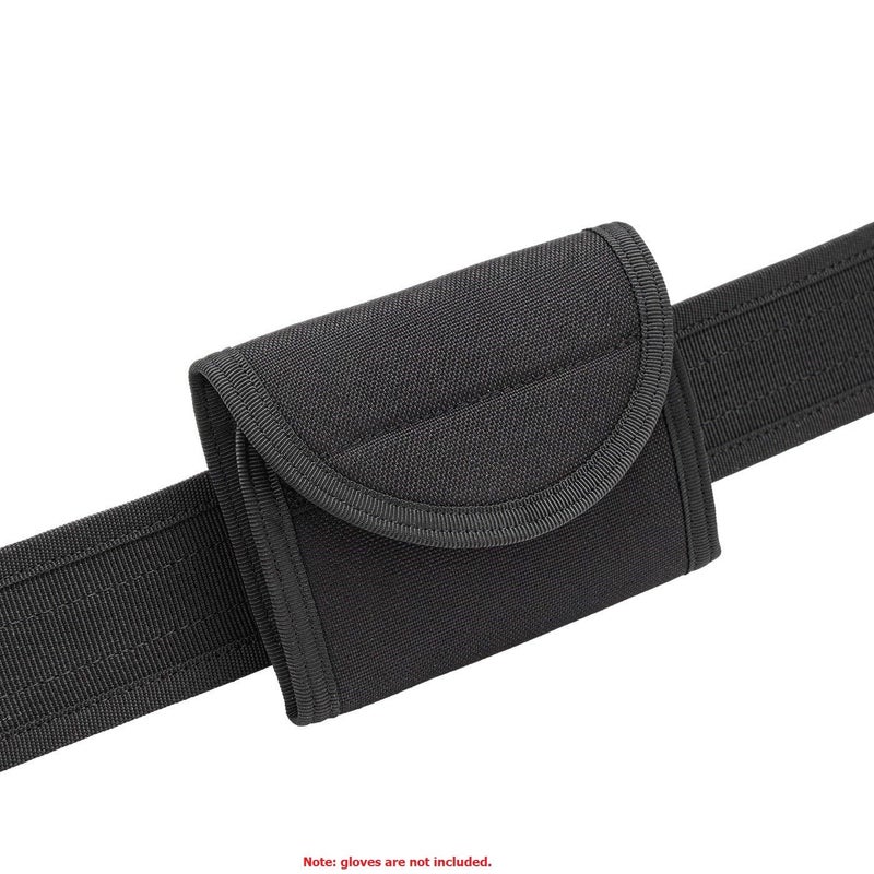 TACNEX Duty Glove Pouch Double Pockets Latex Disposable Exam Glove Holder Keeper Police EMS EMT Paramedic First Responders Firefighter Rescue for 1.5"-2.25" Duty/Utility/Tacitical/Regular Belt - Image 2