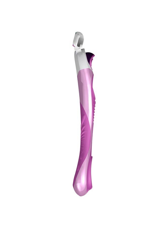 ShaveMOB 4-Blade Women's Razor Kit (Flex Head Handle + 24 Refills) - The Purist Shaving Kit - Image 4
