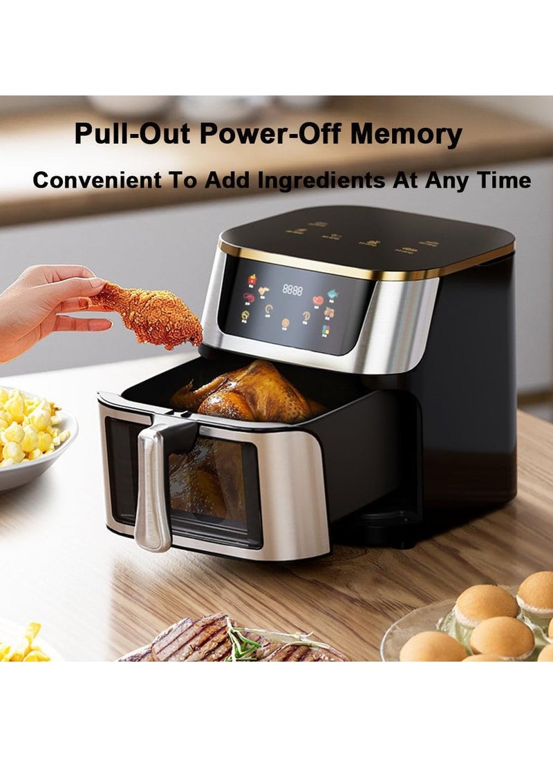Denx Healthy Air Fryer For Fry/Grill/Bake/Roast Capacity 8 Liters Power 1800 Watts with colour full touch display  - Image 5